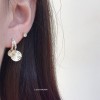 14K 金 ジルコニアイヤリング-092