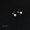 真珠イヤリング 14K 金-013