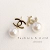 真珠イヤリング 14K 金-021