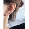 真珠イヤリング 14K 金-039
