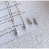 真珠イヤリング 14K 金-080