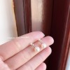 真珠イヤリング 14K 金-109
