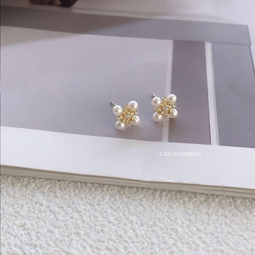 真珠イヤリング 14K 金-120 真珠イヤリング 14K 金-120