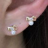 真珠イヤリング 14K 金-193 真珠イヤリング 14K 金-193