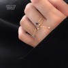 調整可能リング 14K 金-022