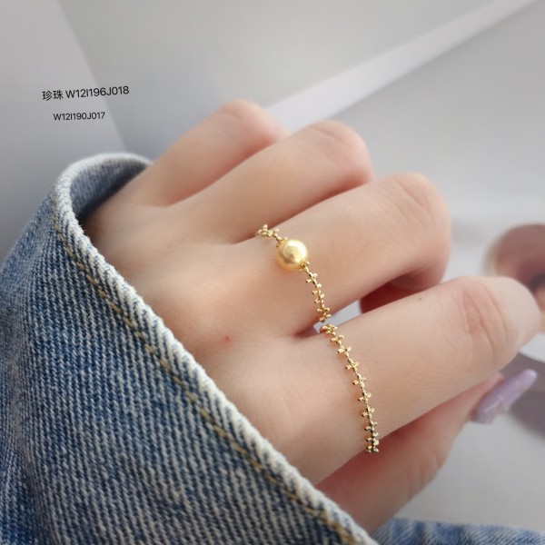 調整可能リング 14K 金-040
