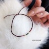  赤黒手紐 ブレスレット  14K 金-025