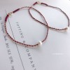  赤黒手紐 ブレスレット  14K 金-066