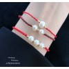  赤黒手紐 ブレスレット  14K 金-091