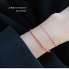  赤黒手紐 ブレスレット  14K 金-092