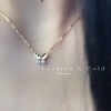 ジルコニアネックレス 14K 金-012