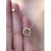 ジルコニアネックレス 14K 金-015