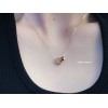 ジルコニアネックレス 14K 金-016