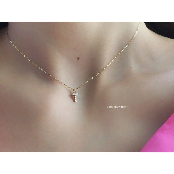 ジルコニアネックレス 14K 金-017