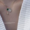 ジルコニアネックレス 14K 金-024