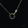 ジルコニアネックレス 14K 金-027