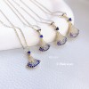 ジルコニアネックレス 14K 金-028