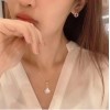 ジルコニアネックレス 14K 金-031