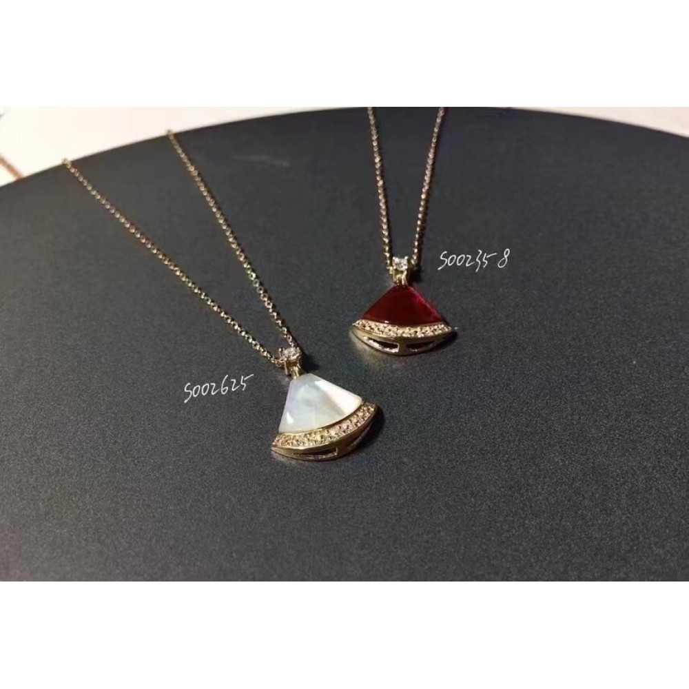 ジルコニアネックレス 14K 金-032