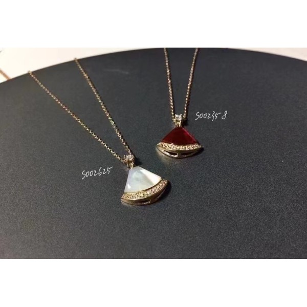 ジルコニアネックレス 14K 金-032