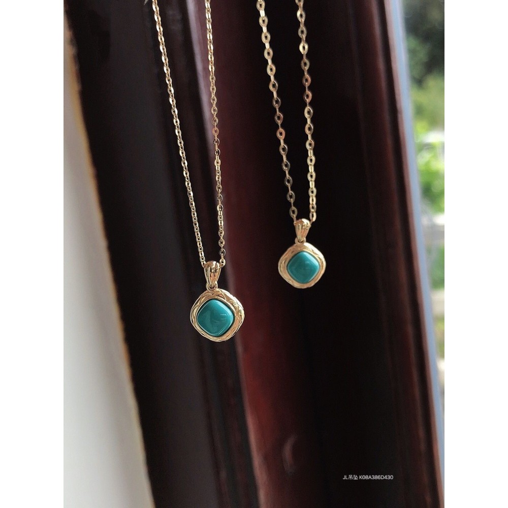 ジルコニアネックレス 14K 金-036