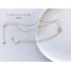 ジルコニアネックレス 14K 金-039