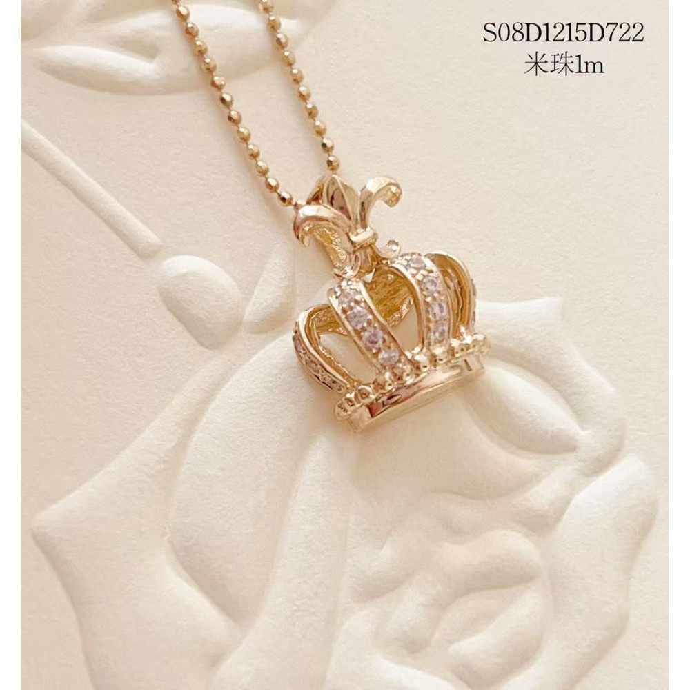 ジルコニアネックレス 14K 金-051