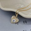 ジルコニアネックレス 14K 金-055