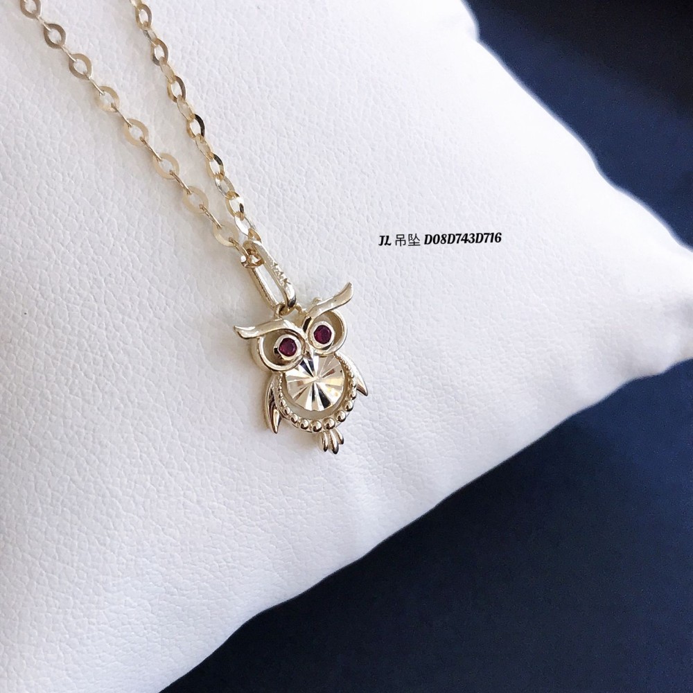 ジルコニアネックレス 14K 金-056