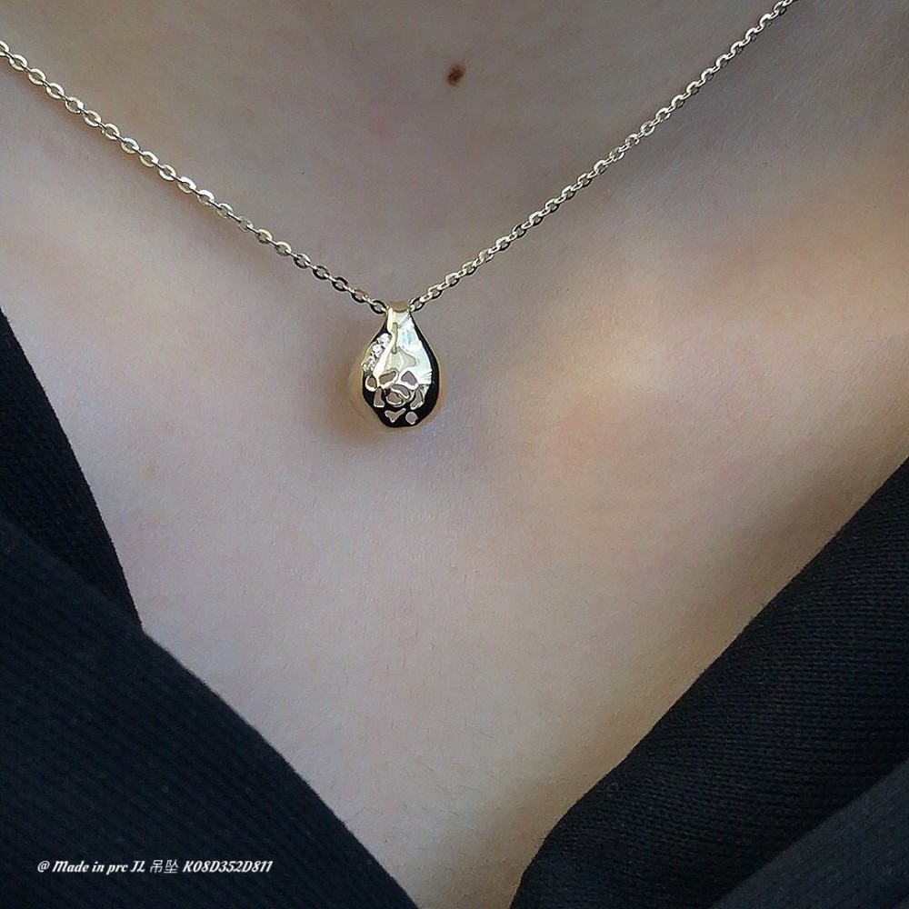 ジルコニアネックレス 14K 金-060
