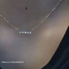 ジルコニアネックレス 14K 金-061