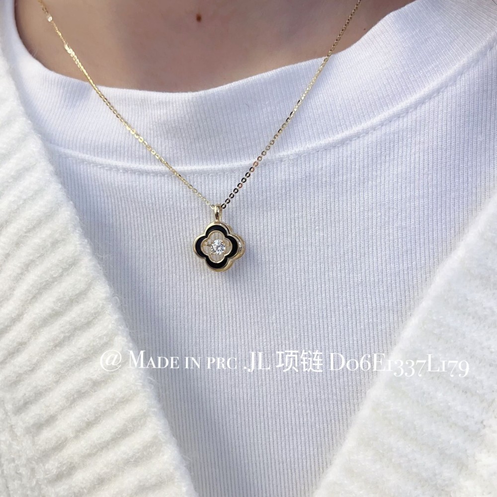 ジルコニアネックレス 14K 金-064