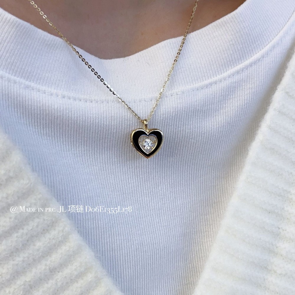 ジルコニアネックレス 14K 金-065