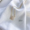 ジルコニアネックレス 14K 金-069