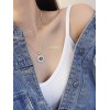 ジルコニアネックレス 14K 金-072
