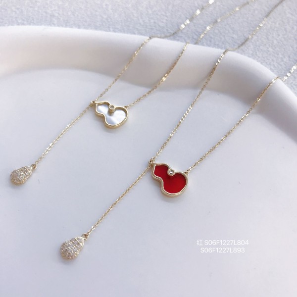 ジルコニアネックレス 14K 金-073