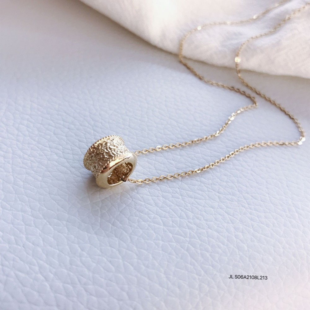 ジルコニアネックレス 14K 金-076