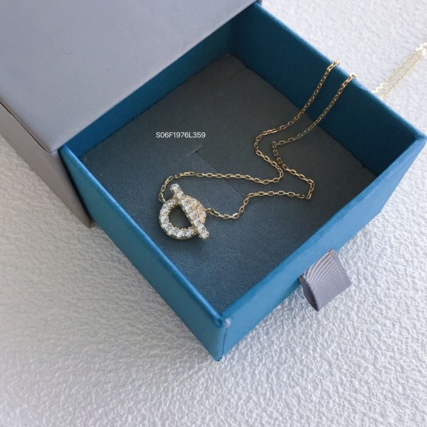 ジルコニアネックレス 14K 金-081