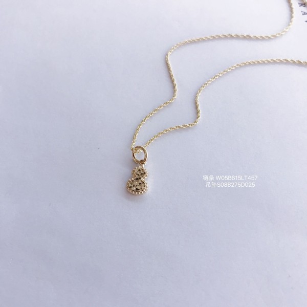 ジルコニアネックレス 14K 金-082