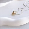 ジルコニアネックレス 14K 金-083