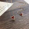 ジルコニアネックレス 14K 金-088