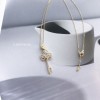 ジルコニアネックレス 14K 金-090