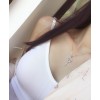 ジルコニアネックレス 14K 金-096