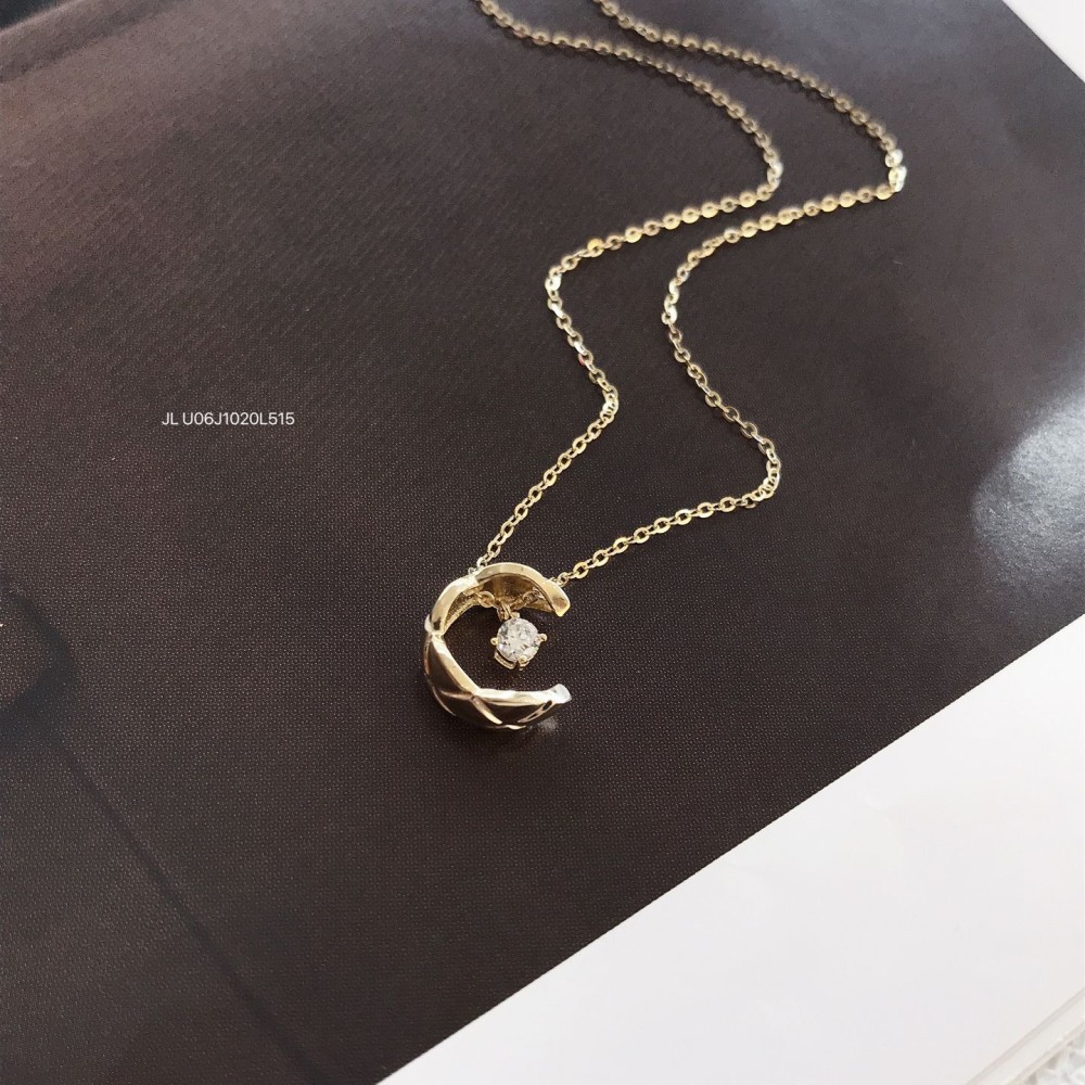 ジルコニアネックレス 14K 金-098