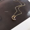 ジルコニアネックレス 14K 金-098