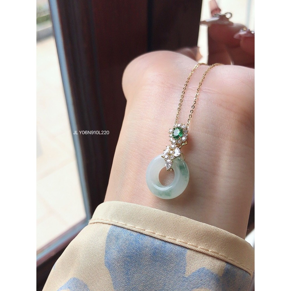 ジルコニアネックレス 14K 金-101