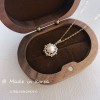 真珠イヤリング 14K 金-086